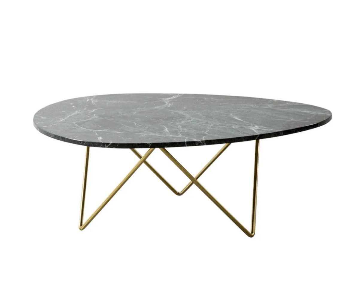 Salontafel furnified richard groen marmer, Huis en Inrichting, Tafels | Eettafels, Ophalen, Zo goed als nieuw