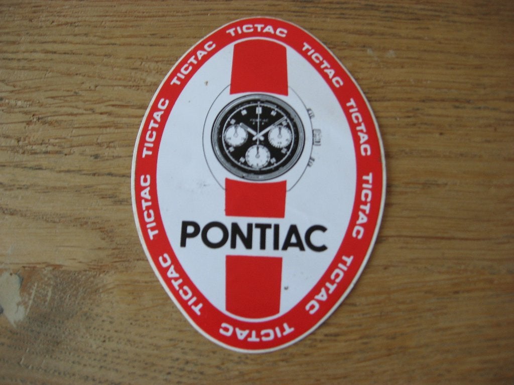 Pontiac TicTac Sticker, Ophalen of Verzenden, Nieuw, Overige typen