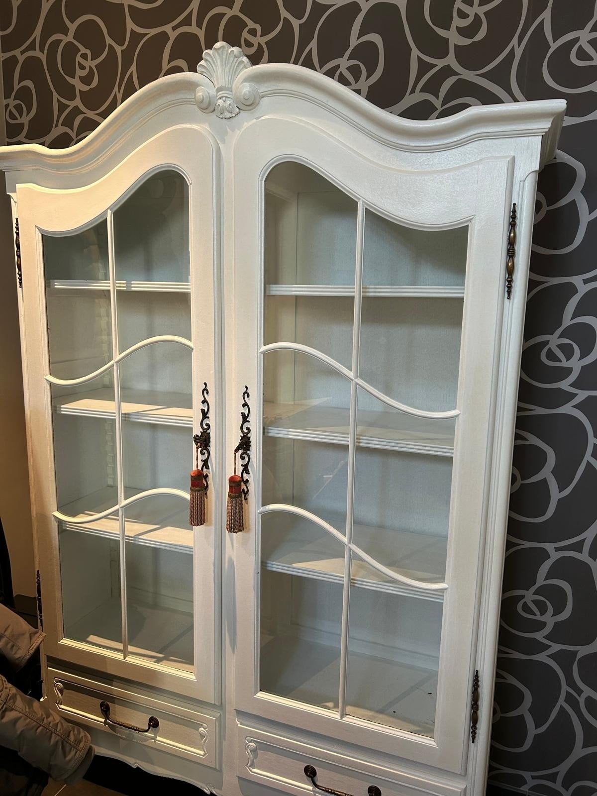 Mooie witte eikenkast, Ophalen, Gebruikt, 100 tot 150 cm, Eikenhout