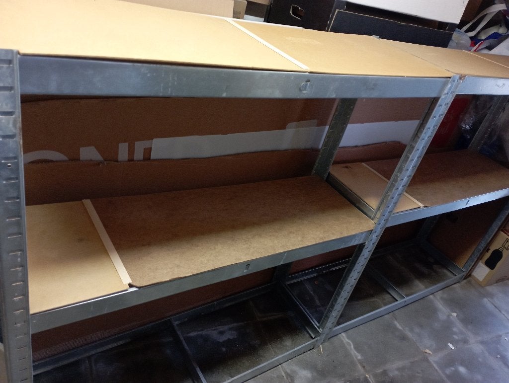 3 Etagères de rangements 100 x 100 x 30, Maison & Meubles, Enlèvement, Utilisé, Étagère/rayonnage, Modulaire