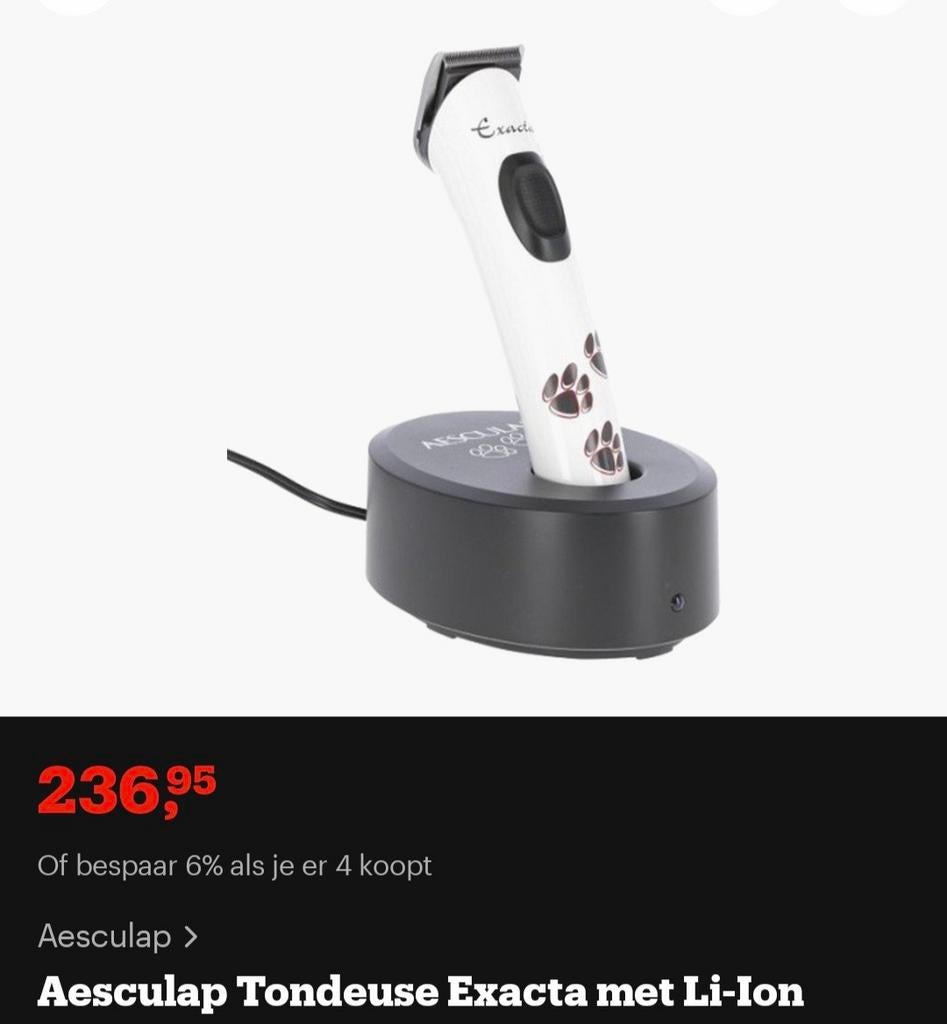 tondeuse voor dieren, Ophalen of Verzenden, Nieuw