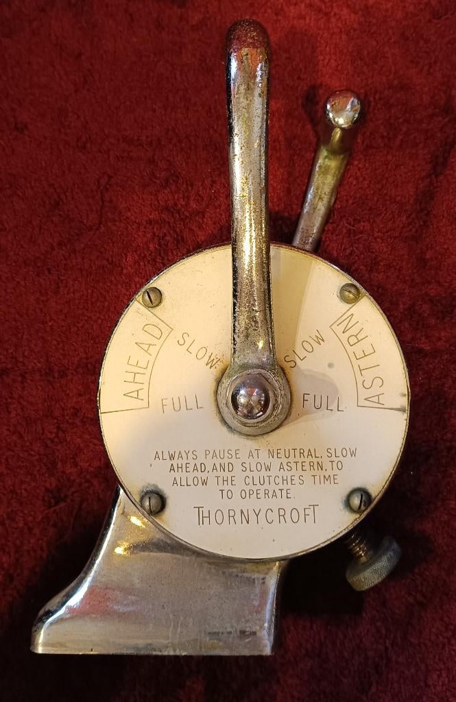 Metalen scheep gashendel te koop., Ophalen of Verzenden, Gebruikt