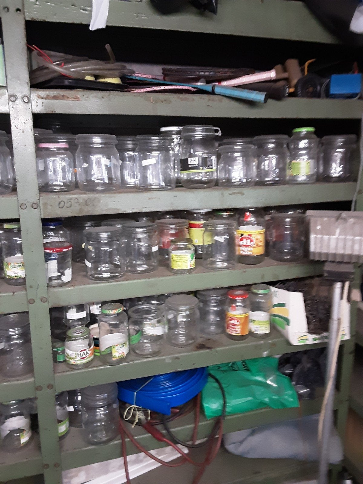 glas boekaaltjes,ketels en brander, Ophalen