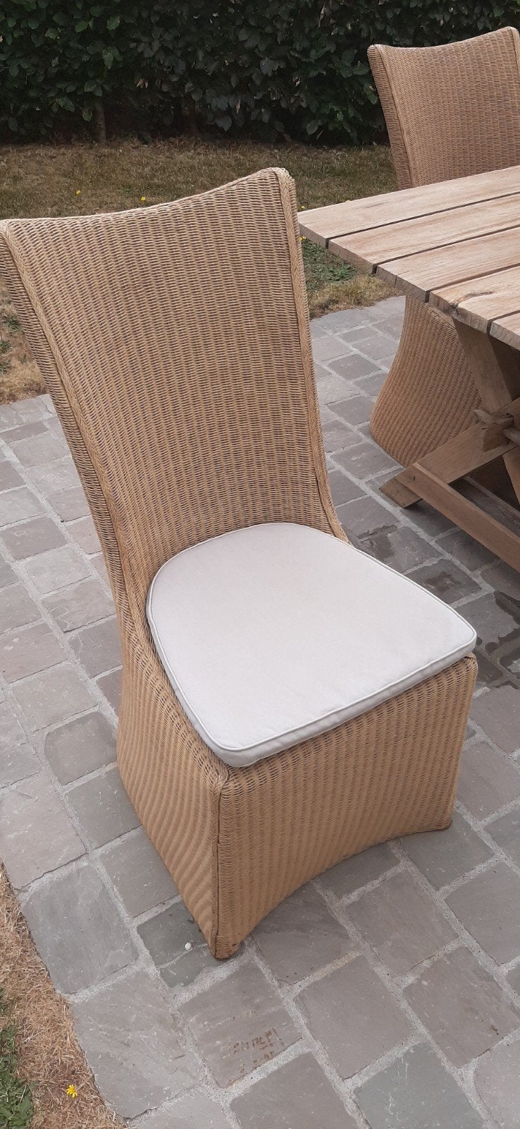 8 Chaises pour intérieur/extérieur en LLOYD LOOM, Enlèvement, Comme neuf, Autres couleurs, Cinq, Six Chaises ou plus
