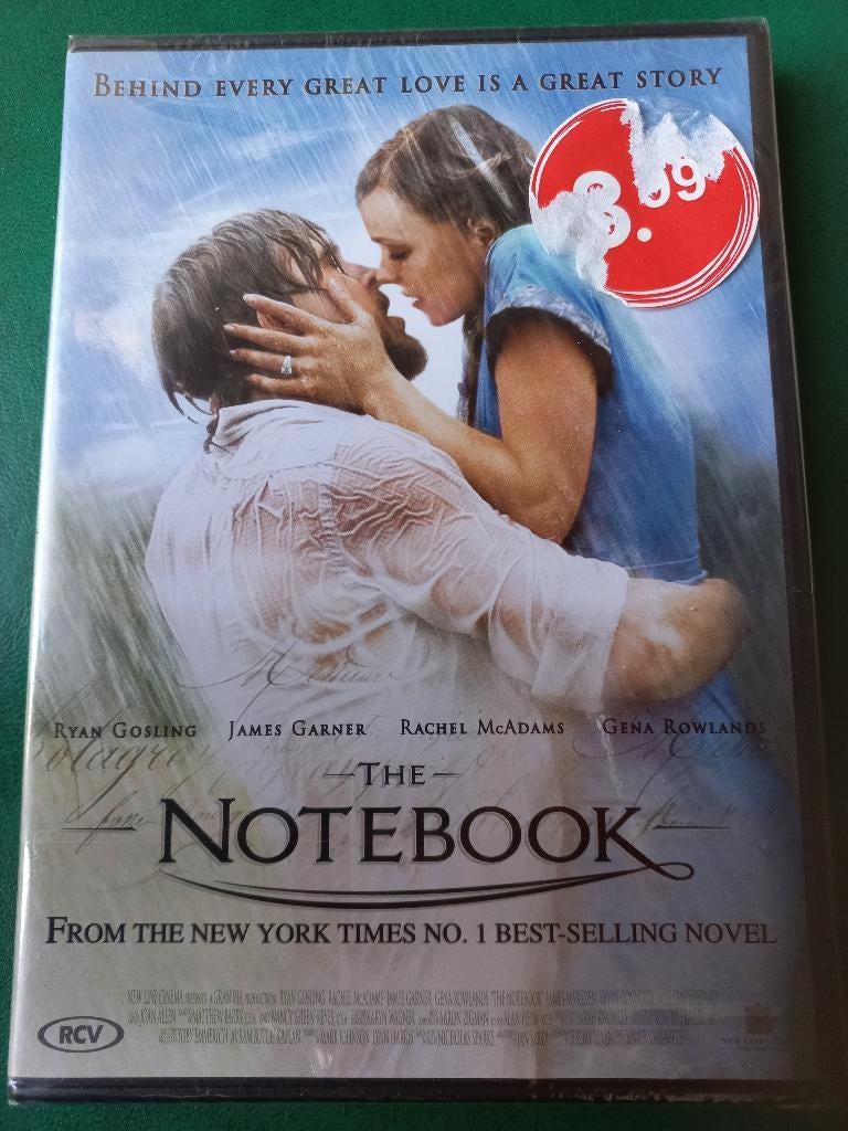 The Notebook (2004) nieuw in de verpakking, Cd's en Dvd's, Vanaf 6 jaar, Ophalen of Verzenden, Nieuw in verpakking, Drama