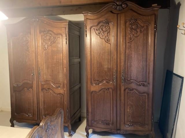 Chambre à coucher en bois, Ophalen, Gebruikt, Bois travaillé (ancien), 100 tot 150 cm