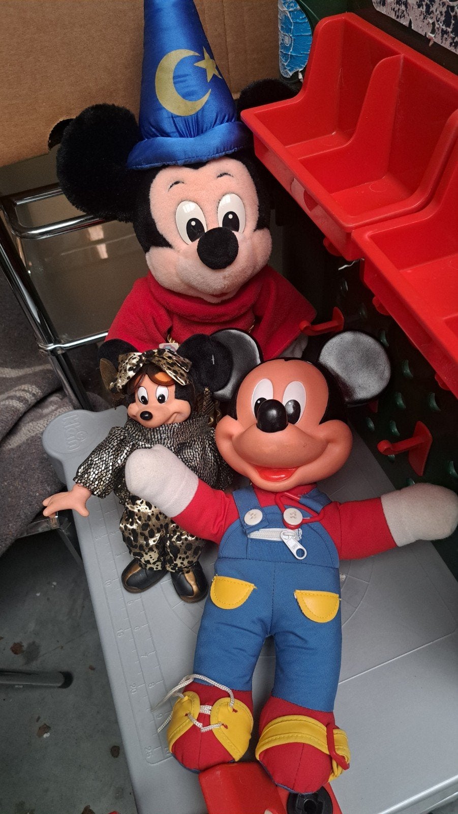 lot disney  micky poppen, Ophalen of Verzenden
