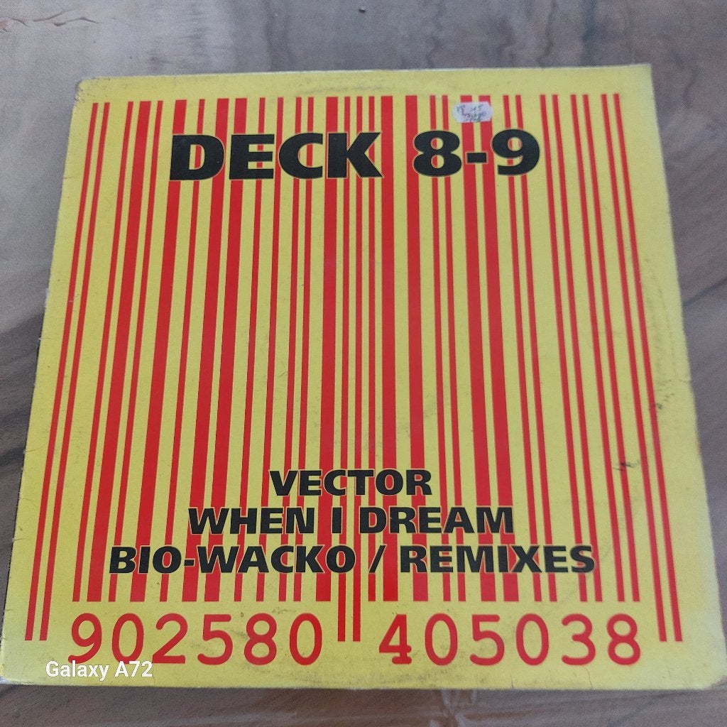 deck 8-9 vector 12 inch maxi, CD & DVD, Vinyles | Dance & House, 12 pouces, Enlèvement ou Envoi, Autres types, Utilisé