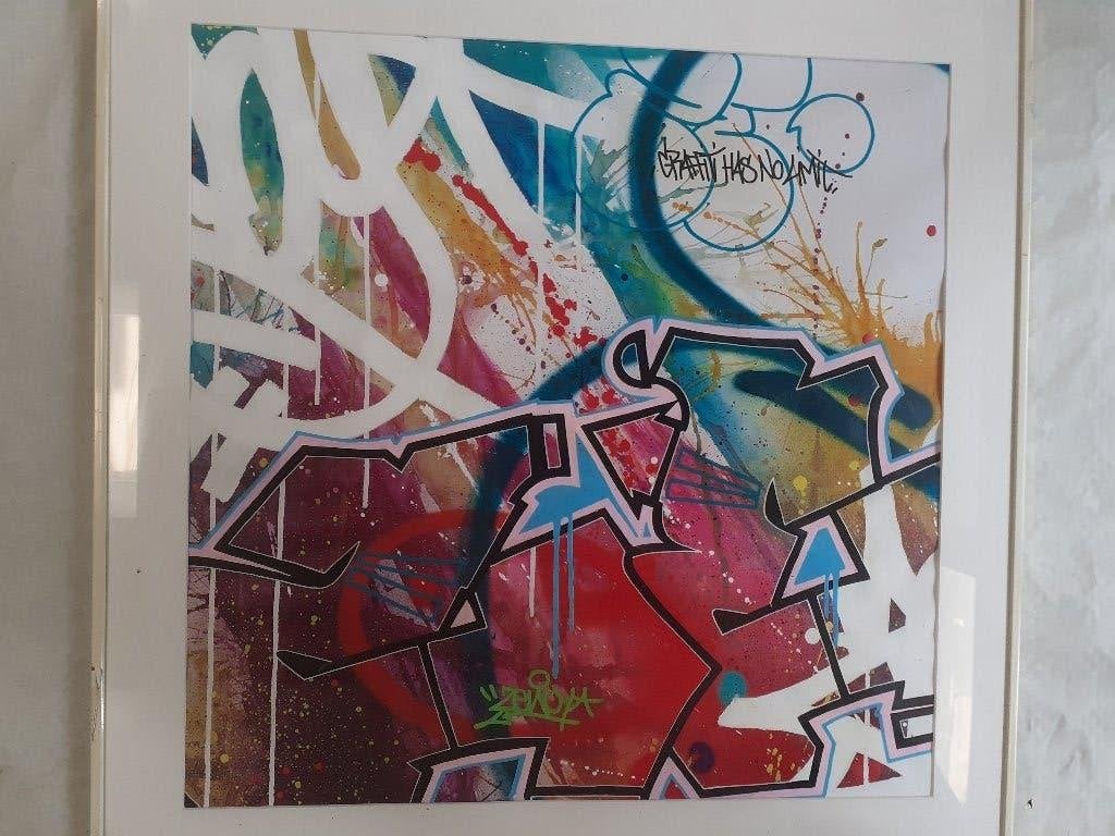 Peinture de Zenoy sur papier. Oeuvre unique, Signé, Enlèvement ou Envoi, Papier/carton, Technique mixte