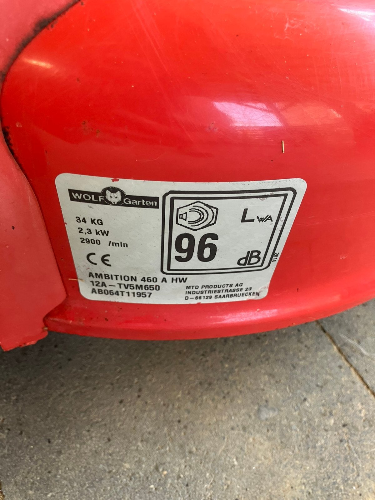 Wolfgarden benzine geasmaaier voor onderdelen, Ophalen, Gebruikt, Benzine
