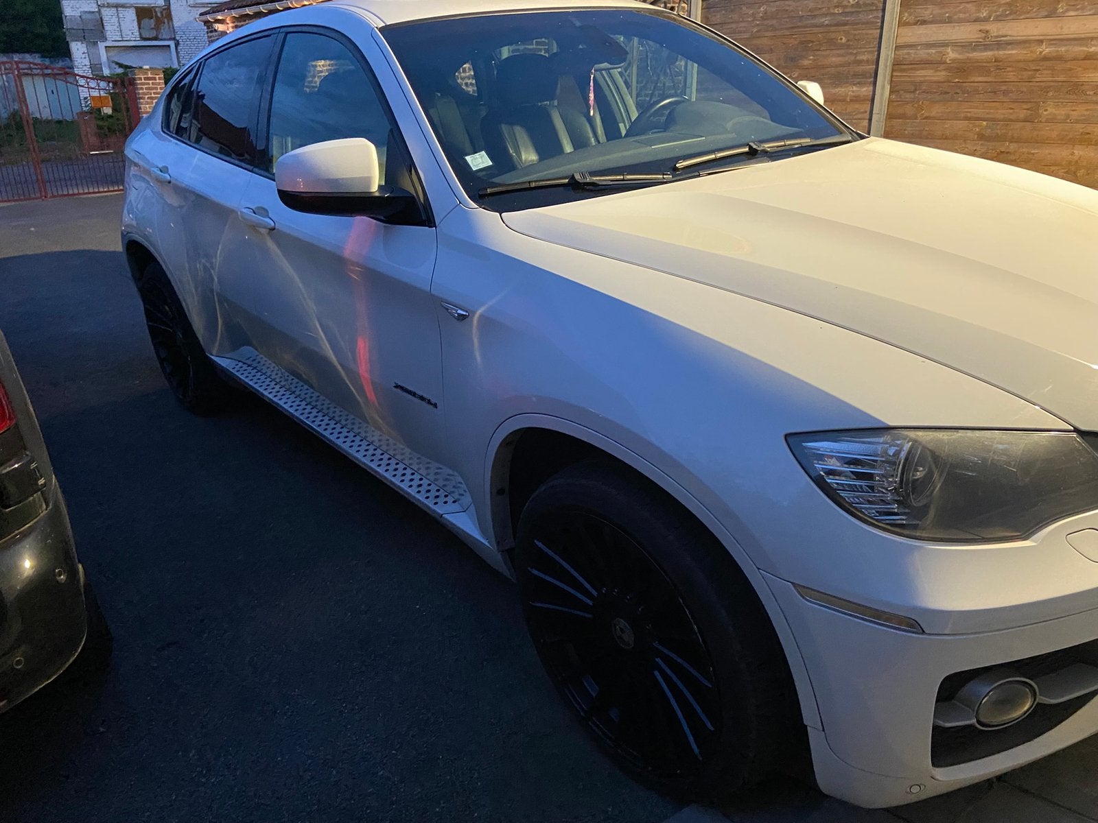 Bmw x6, Auto's, Automaat, Zwart, Wit, Diesel