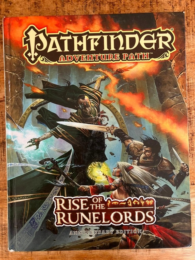 Pathfinder Rise of the Runelords Anniversary Ed. – Hardcover, Hobby en Vrije tijd, Gezelschapsspellen | Overige, Vijf spelers of meer