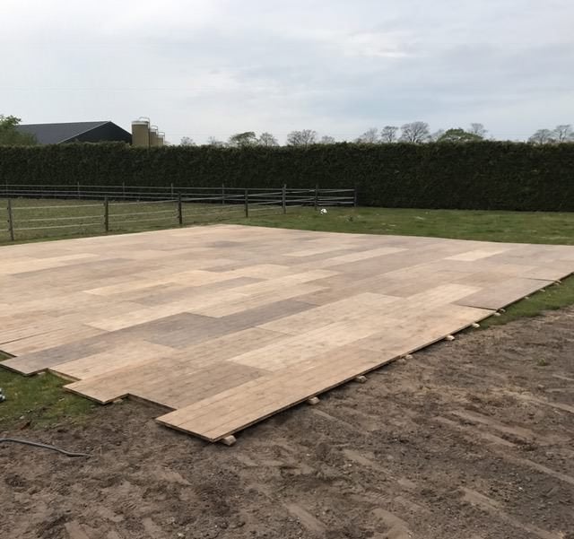 Tent vloer te huur, Ophalen, Gebruikt