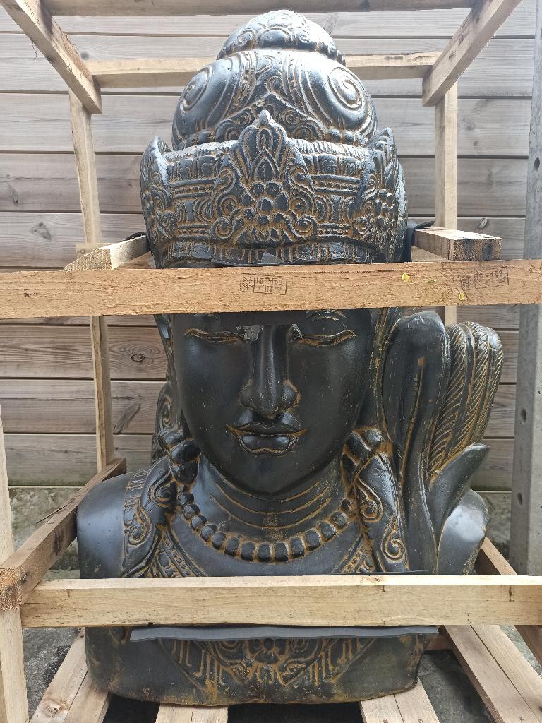 buste en pierre de Tara Dewi, Enlèvement, Neuf, Pierre, Bouddha