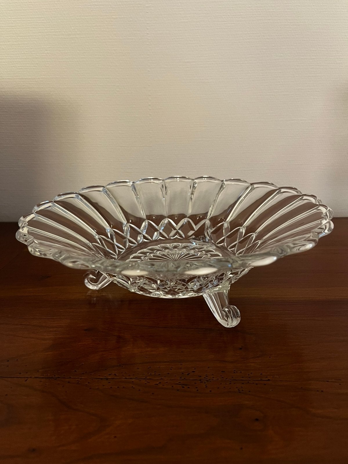Schaal glas, Ophalen