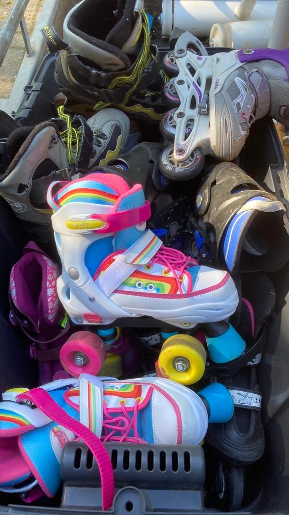 Rollershaters 2 en 4 wielen, Ophalen, Zo goed als nieuw
