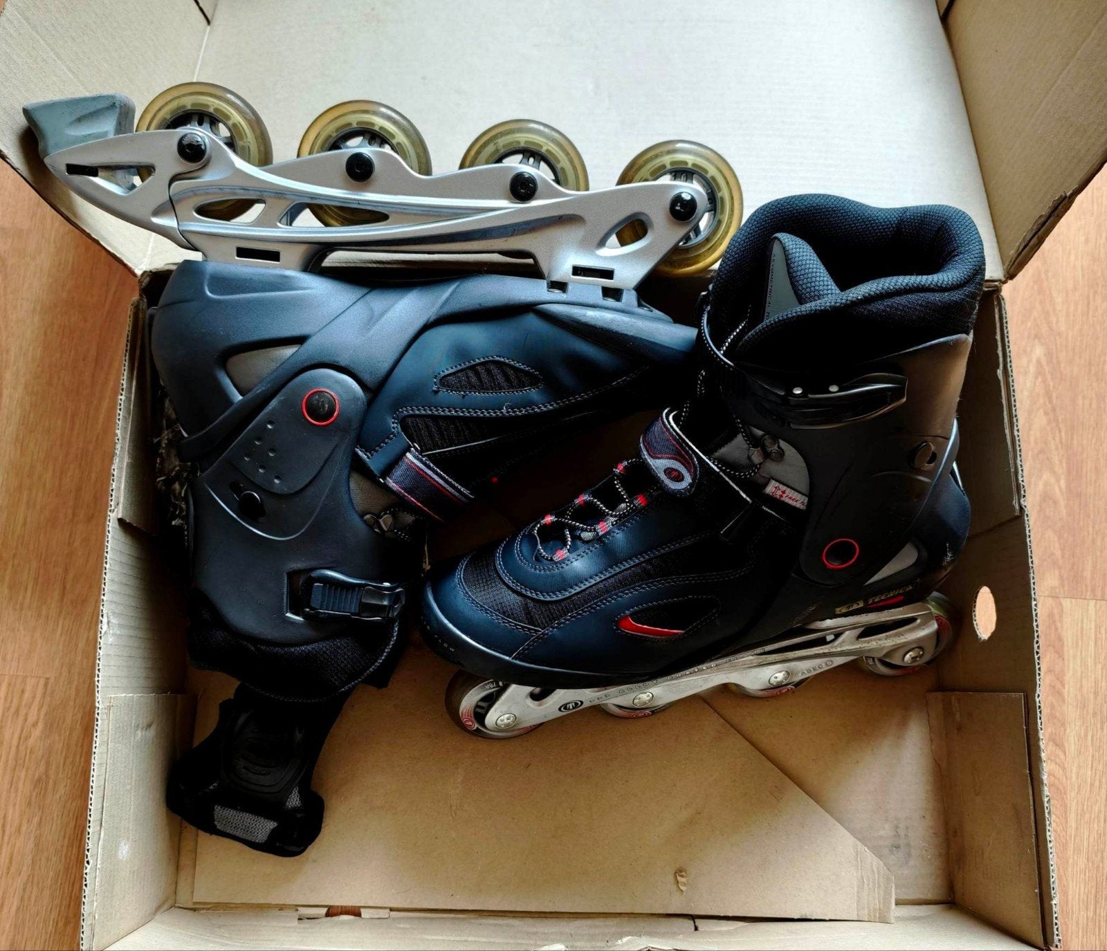 Tecnica Inline Skates / Skeelers – Maat 46 – Heren – In nett, Sport en Fitness, Verstelbaar, Heren, Zo goed als nieuw, Ophalen