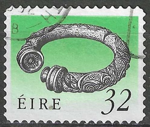 Irlande 1991 - Yvert 782 - Patrimoine irlandais - 32 p. (ST), Envoi, Affranchi