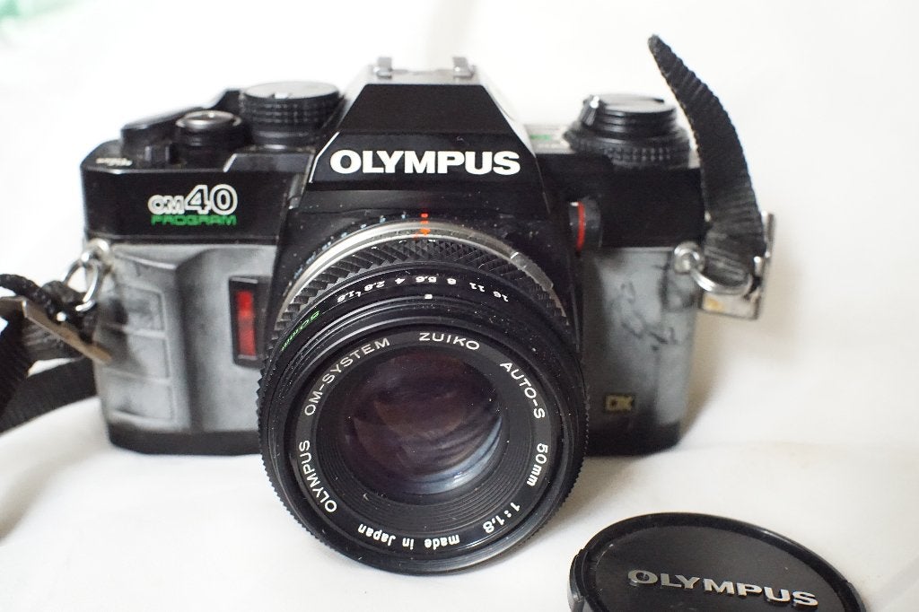 Olympus OM 40 program + Olympus 50 mm 1.8, TV, Hi-fi & Vidéo, Enlèvement ou Envoi, Utilisé, Reflex miroir, Olympus