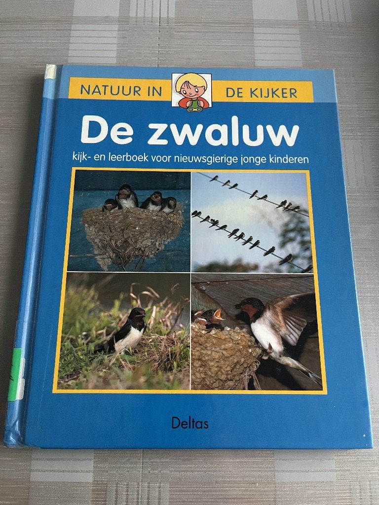 Natuur in de kijker: de zwaluw - boek, Enlèvement ou Envoi, Comme neuf, Wang Yuan-Rong, Non-fiction