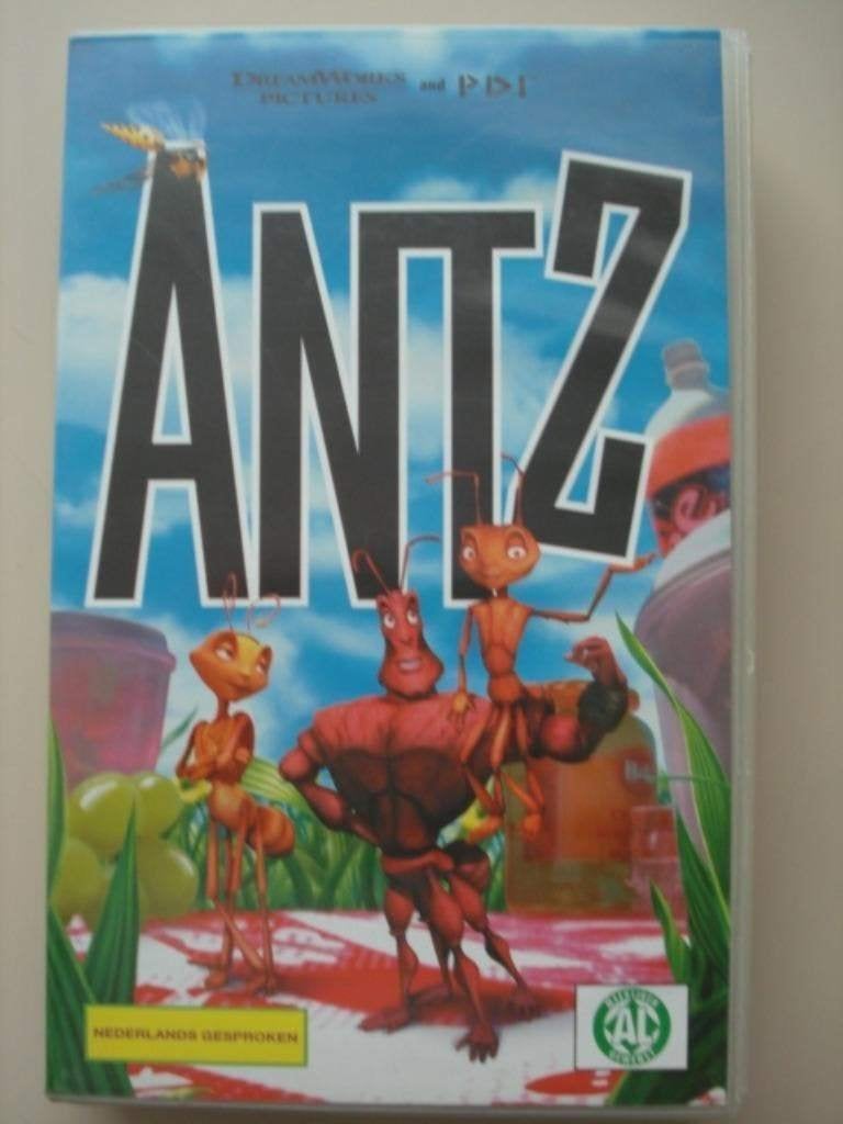 10. Antz VHS video Nederlands gesproken 2000, Cd's en Dvd's, VHS | Kinderen en Jeugd, Alle leeftijden, Verzenden, Gebruikt, Tekenfilm