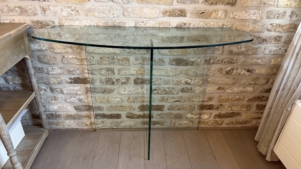 Console in geslepen glas., Ophalen