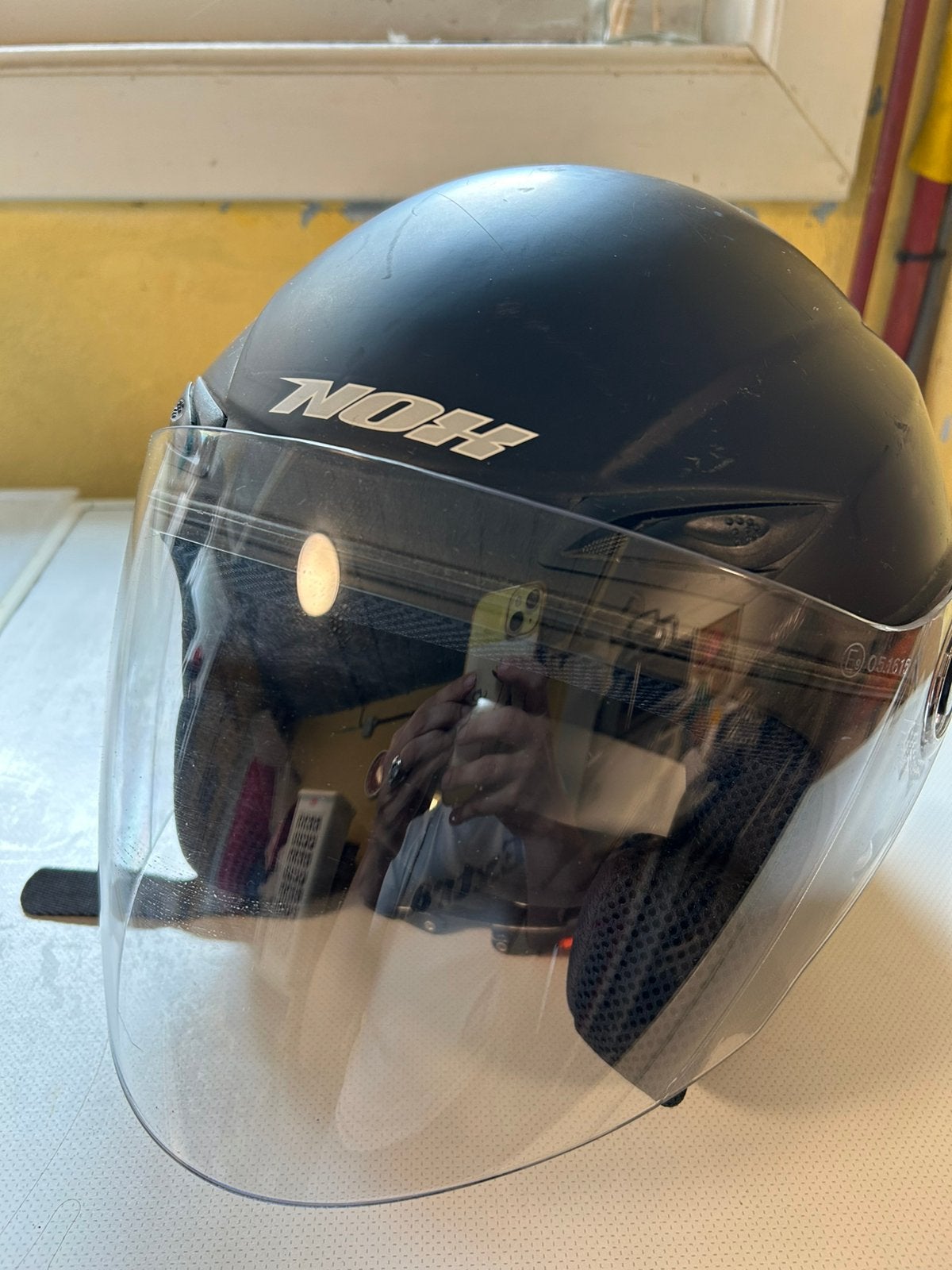 Nox jethelm, Fietsen en Brommers, Brommerhelmen, Ophalen, Gebruikt, Small