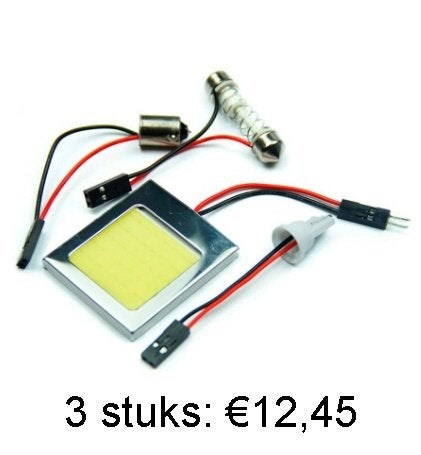 48 LED COB Lichtpaneel 3 W Watt 12 V Volt Wit Licht 37*42 mm, Caravans en Kamperen, Ophalen of Verzenden, Nieuw