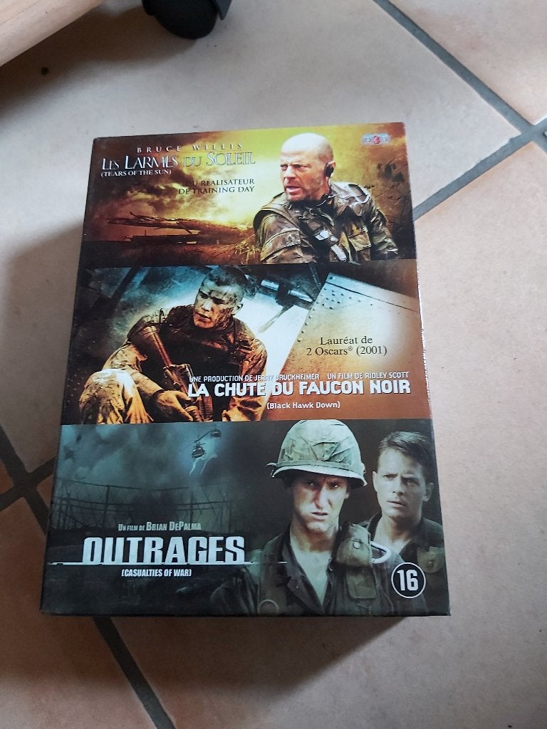 Coffret DVD 3 grands films de guerre, À partir de 9 ans, Enlèvement ou Envoi, Comme neuf, Guerre