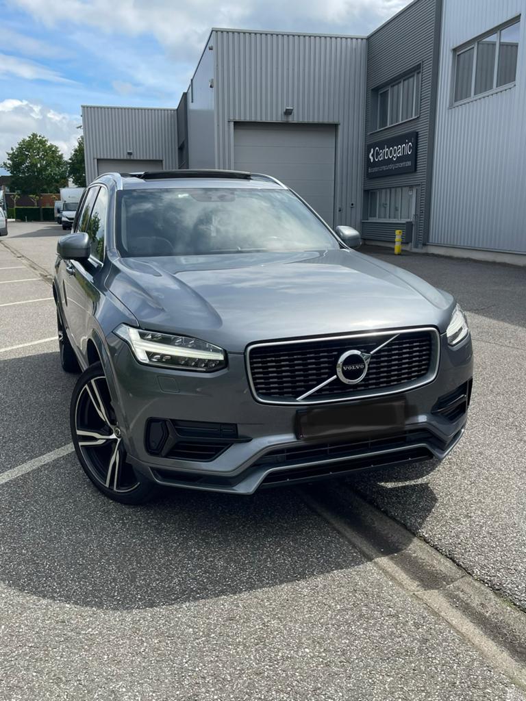 Volvo XC90 T8 R-Design 7-Zit Full Option Pano Dak Topstaat, Auto's, Volvo, Leder, 5 deurs, SUV of Terreinwagen, Achteruitrijcamera