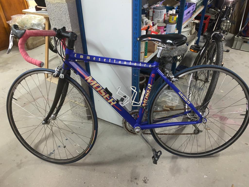 Velo de course Moser / Emmesettantatre, Vélos & Vélomoteurs, Vélos | Vélos de course, Comme neuf, Autres marques, Aluminium, Enlèvement