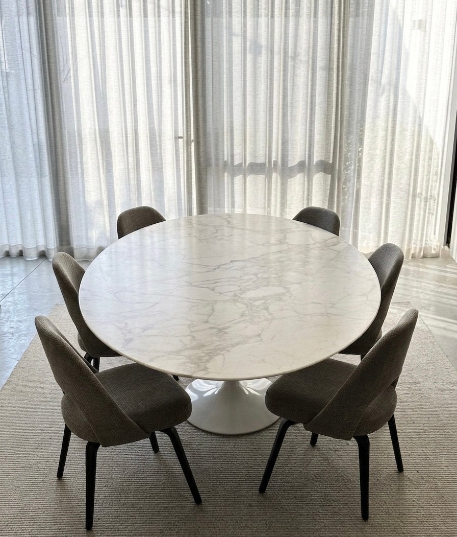 Saarinen Conference Chair / set van 6, Maison & Meubles, Chaises, Utilisé, Cinq, Six Chaises ou plus, Tissus, Autres couleurs