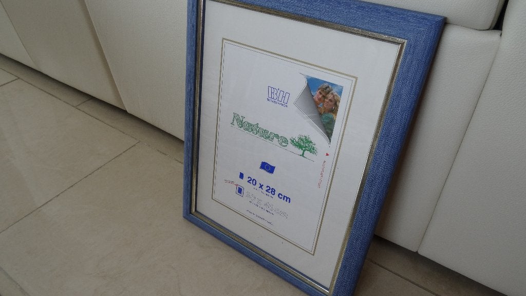 KADER NIEUW, Ophalen, Met glas, Blauw, Nieuw