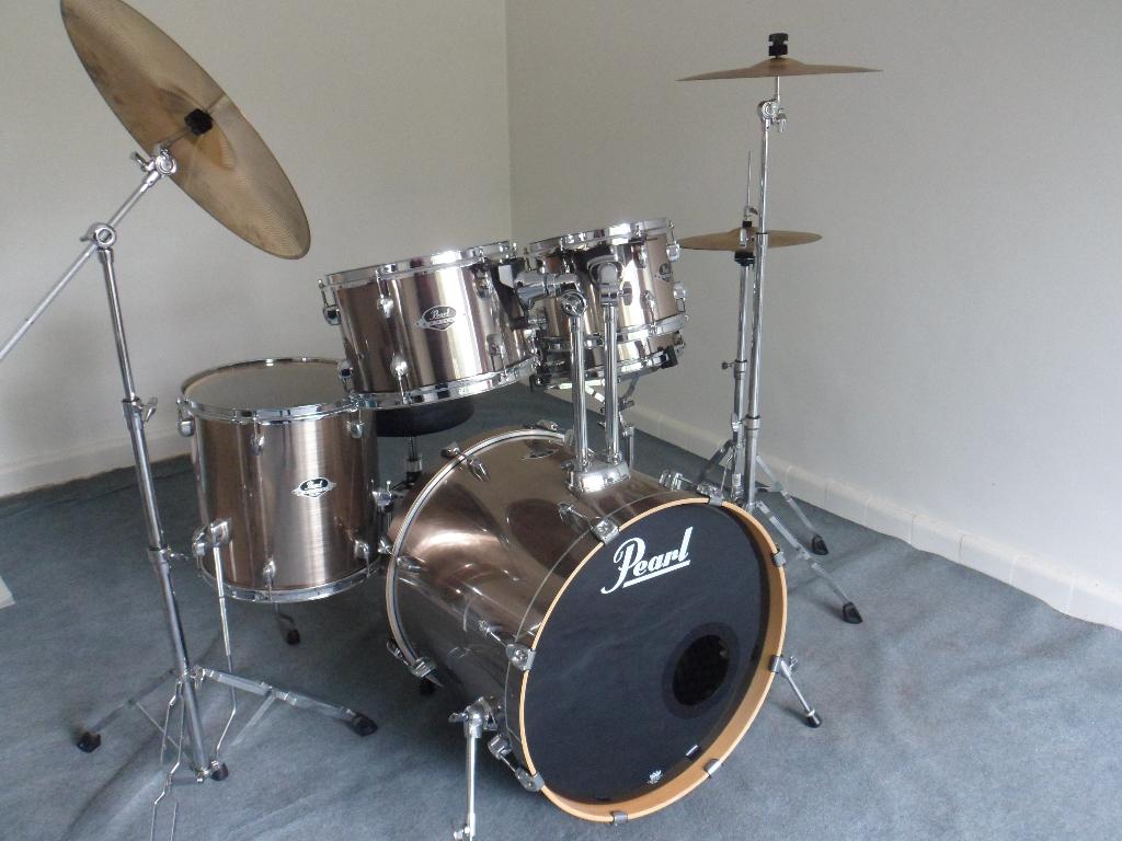 PEARL Export les plus utilisées, symboles, tabouret,, Musique & Instruments, Batteries & Percussions, Enlèvement, Comme neuf, Pearl