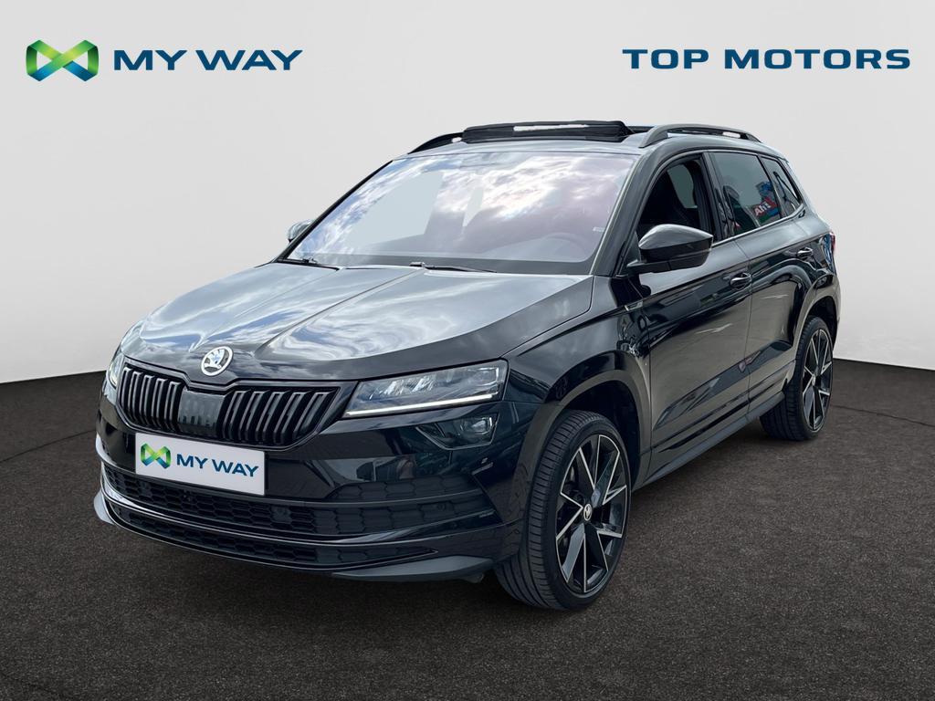 Skoda Karoq SPORTLINE*AUTOMAAT*150PK*PANODAK*CAMERA*CARPLAY*, Auto's, Skoda, Karoq, ABS, Airbags, Boordcomputer, Cruise Control
