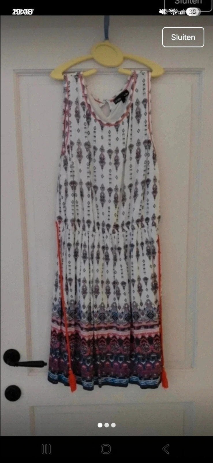 Zomerjurk Groggy by jbc maat L, Kleding | Dames, Groggy by JBC, Maat 42/44 (L), Ophalen of Verzenden, Zo goed als nieuw