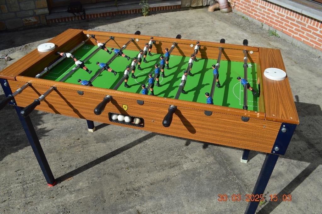 Vintage tafelvoetbal, Ophalen, Gebruikt