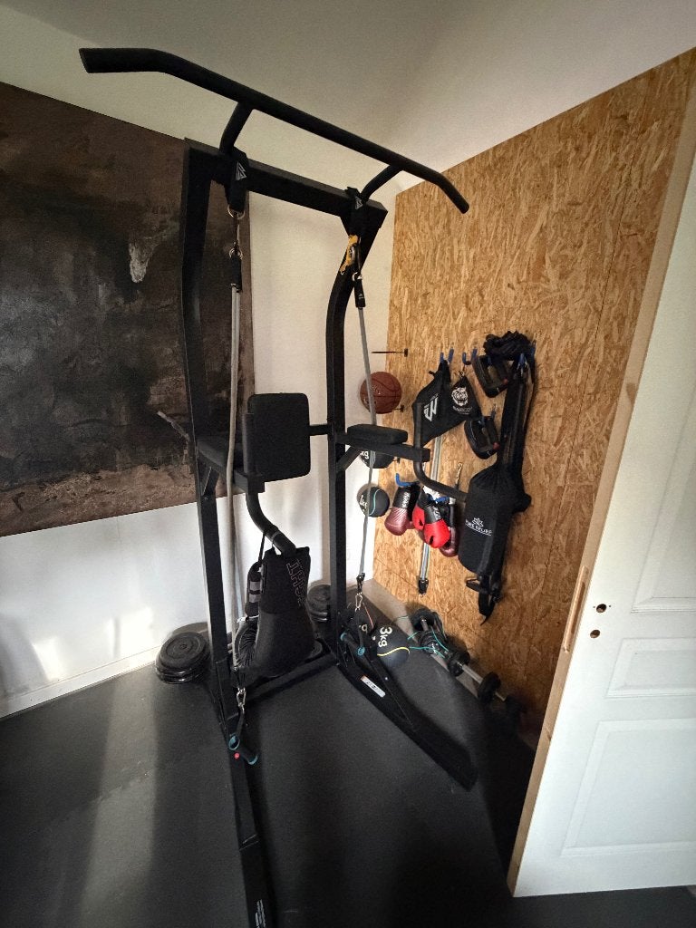 muscu bare et support, Sport en Fitness, Ophalen, Zo goed als nieuw, Benen