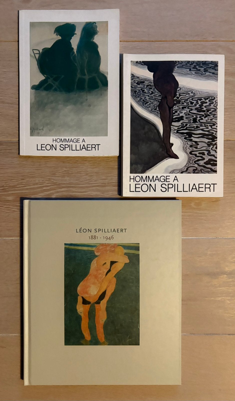 Léon Spilliaert Ensemble 3 catalogues de la galerie Knokke, Enlèvement ou Envoi, Comme neuf, Peinture et dessin