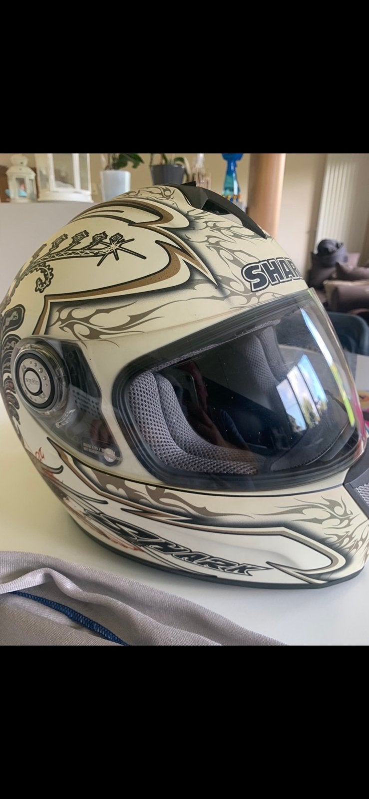 Dames helm Schark maat xs, Motoren, Ophalen of Verzenden, XS, Dames