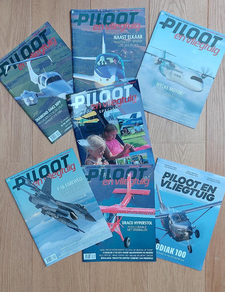 Piloot en Vliegtuig - 2024-07 tot en met 2024-12, Verzamelen, Luchtvaart en Vliegtuigspotten, Ophalen, Zo goed als nieuw, Boek of Tijdschrift