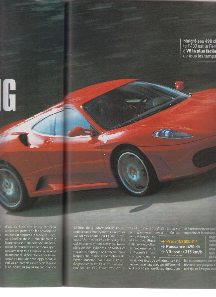 Ferrari F430 F1 voiture de collection, Boeken, Auto's | Folders en Tijdschriften, Verzenden, Gelezen, Ferrari