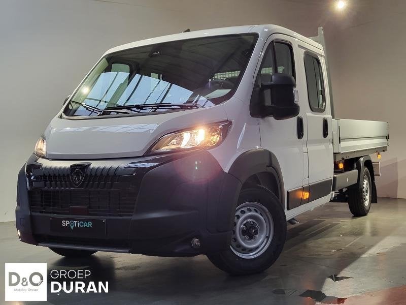 Peugeot Boxer Nieuw Dubbele cabine  Laadbak L4, Auto's, 2196 cc, Wit, 140 pk, 2 deurs