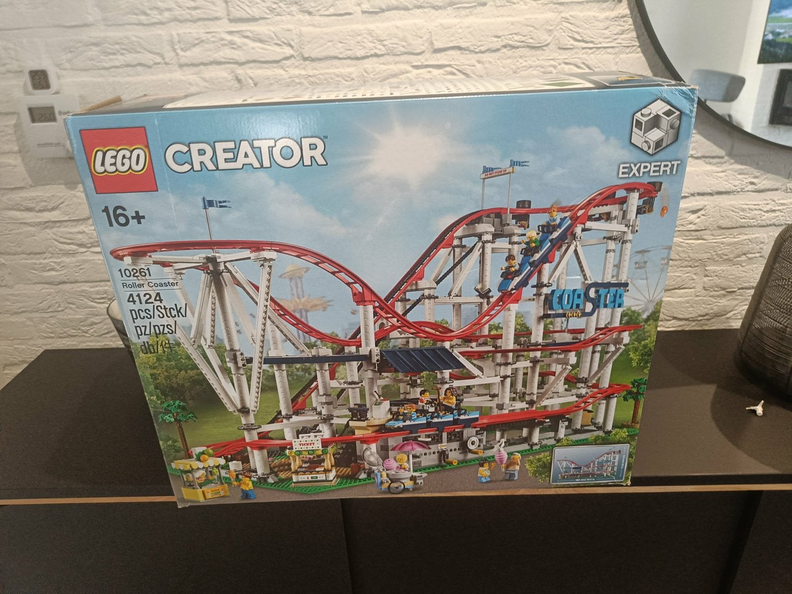 Lego 10261 Roller Coaster, Hobby en Vrije tijd, Ophalen, Zo goed als nieuw