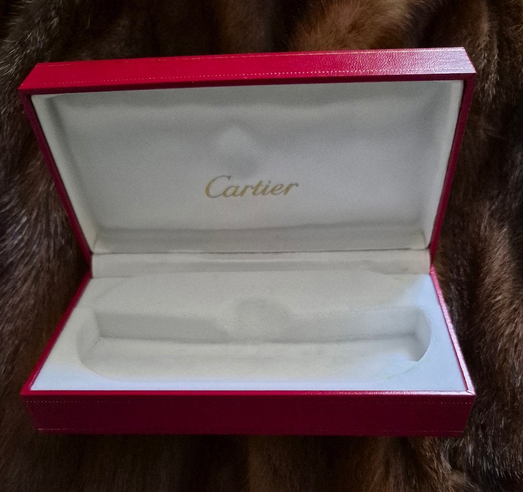 Prachtige vintage Cartier brillendoos model co712, Overige merken, Zonnebril op sterkte, Ophalen of Verzenden, Zo goed als nieuw