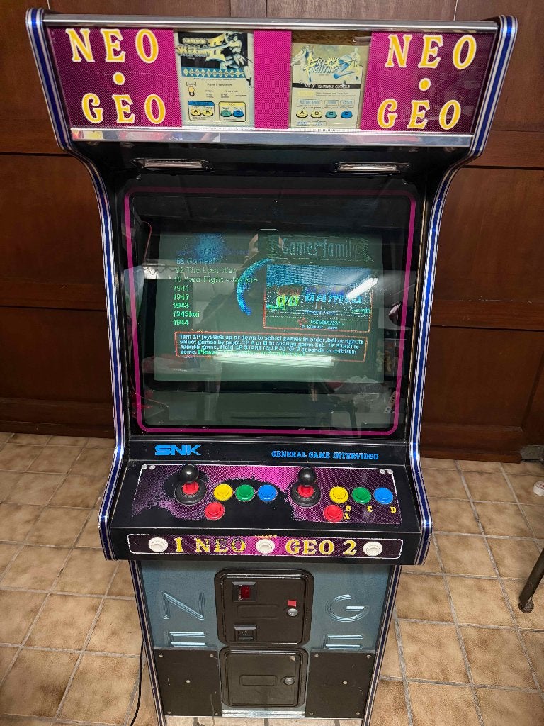Borne Arcade Rit Legno SNK Neo-Geo, Enlèvement, Utilisé