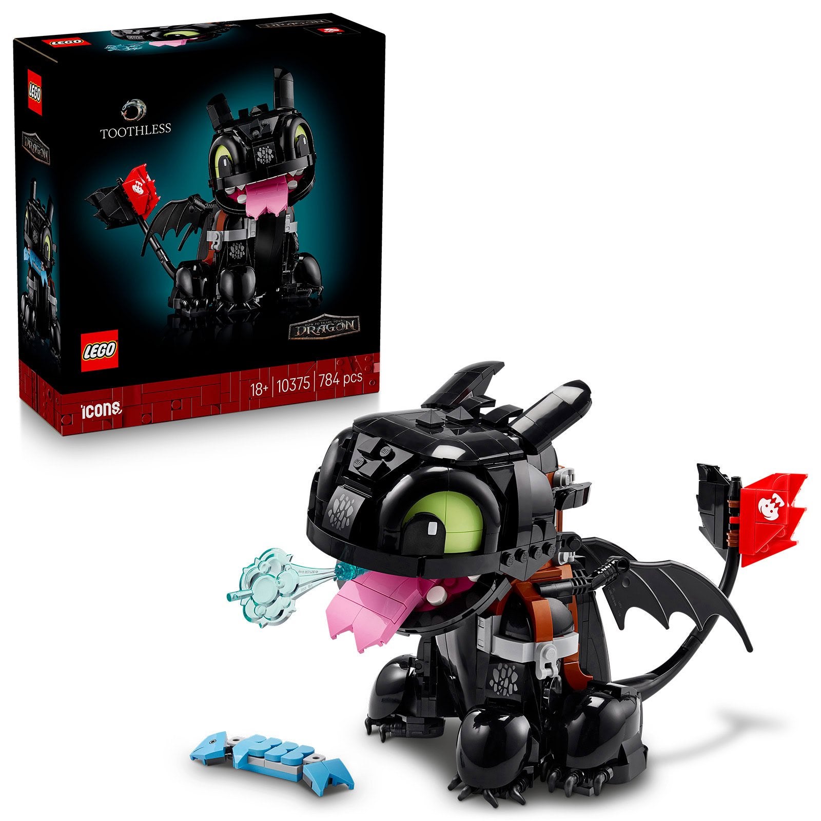 Lego Toothless how to train your dragon, Enfants & Bébés, Lego, Ensemble complet, Comme neuf, Enlèvement