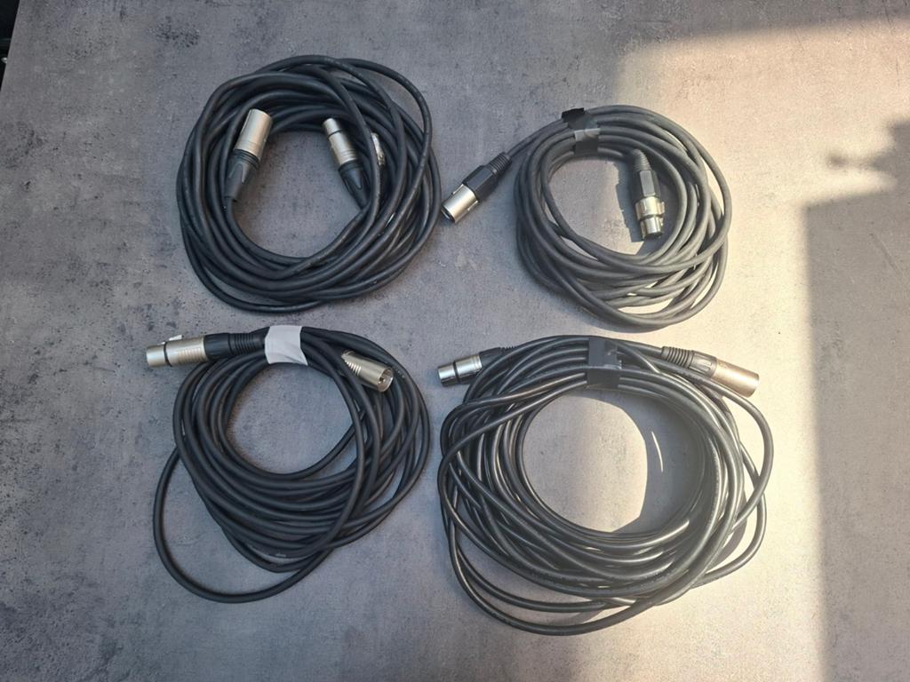 4x xlr kabel, Audio, Tv en Foto, Audiokabels en Televisiekabels, Ophalen