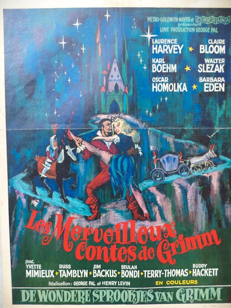 VTG 1962 filmposter affiche Sprookjes van GRIMM poster film, Enlèvement ou Envoi