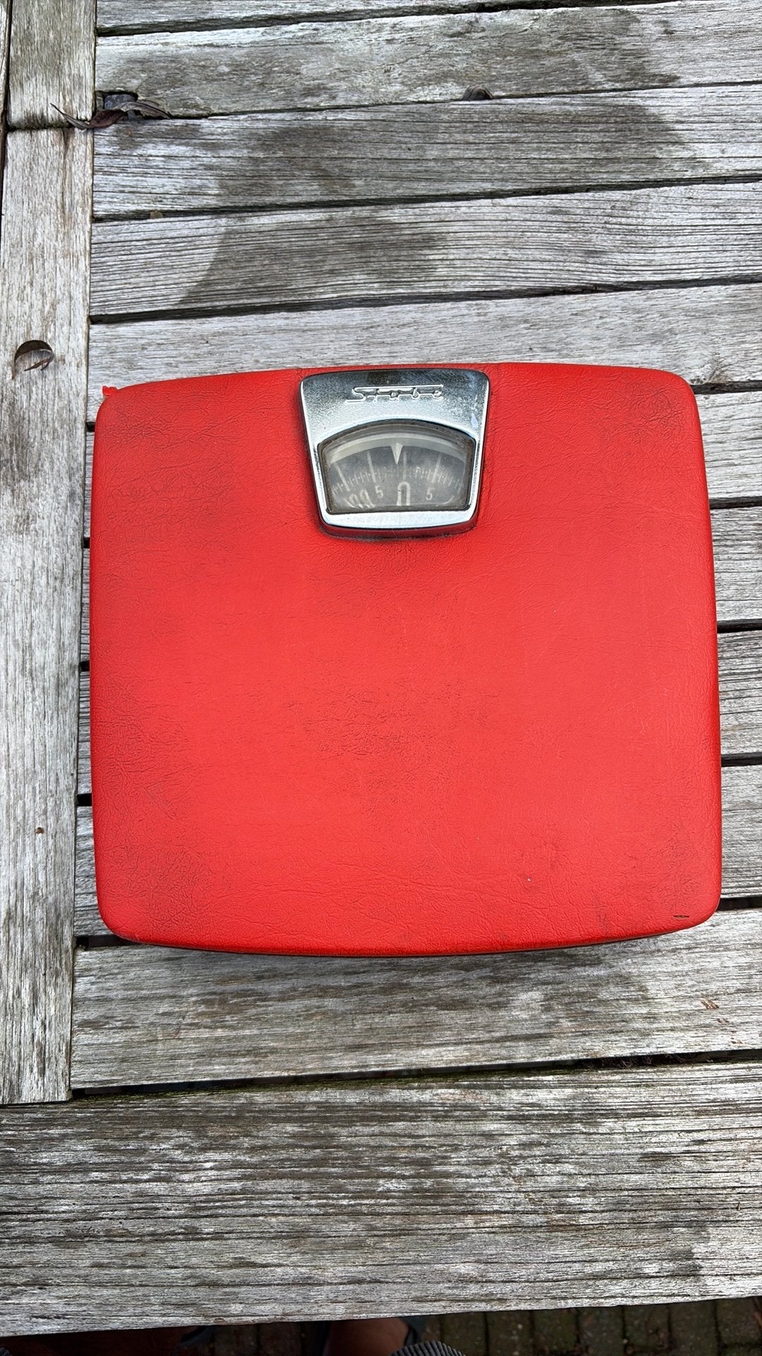 Vintage weegschaal merk Stube, Elektronische apparatuur, Gebruikt, Personenweegschaal, Analoog, 1 tot 500 gram